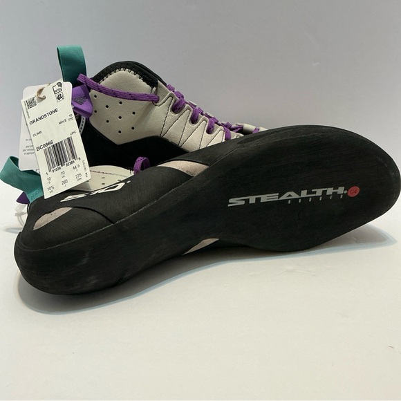 Adidas 5.10 Grandstone Climbing Shoes Men’s 10.5 Gray Purple New w/ Tags - Picture 6 of 11
